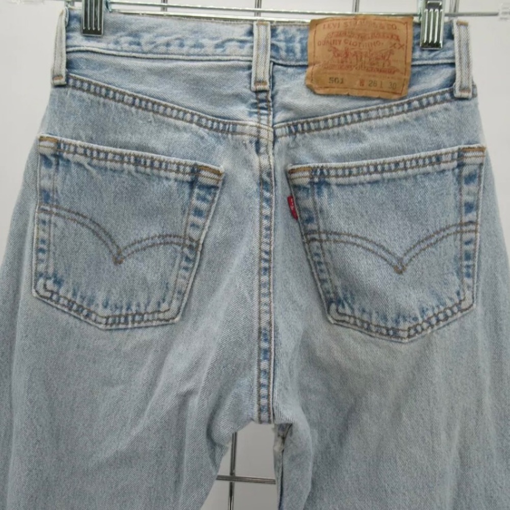 Vintage Levis 501 Jeans Lightwash 26x30